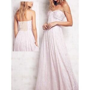 NWT $550 Free People Sparkling Maxi Size 2 Dress